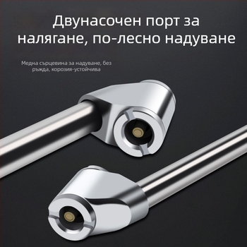 Високоточен манометър за налягане на автомобилни гуми със стоманен корпус, обхват 0–16 кг, точност 0,02, дисплей с множество единици