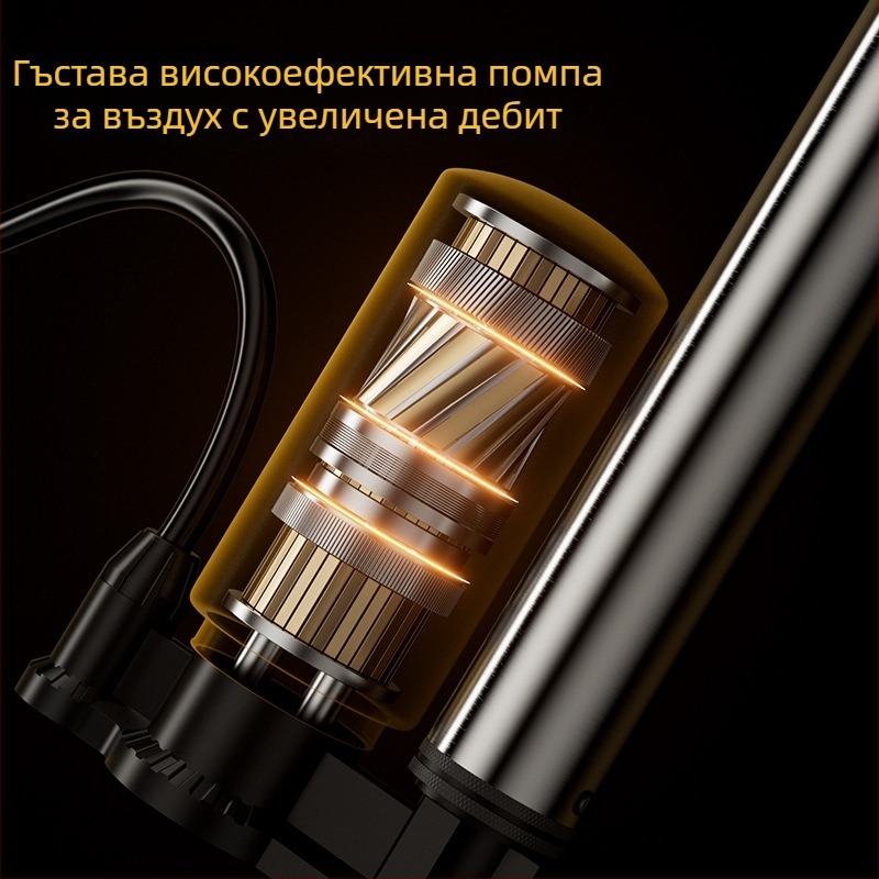 Ръчна помпа за велосипед, модел DL880016, налягане 0–160, тегло 0,43 кг, конвенционална помпа