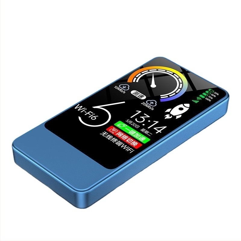 Преносим WiFi 6 рутер с 2-в-1 зареждане за дом, автомобил и общежитие