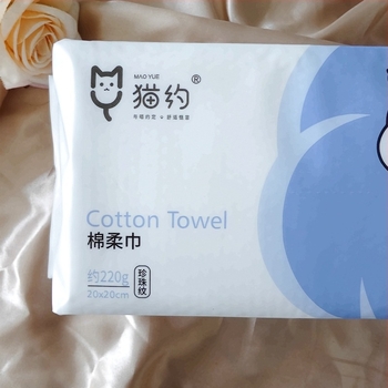 Cat Date кърпи за лице от бамбукови влакна, кърпи за почистване на лицето, производство чрез формоване, без персонализация