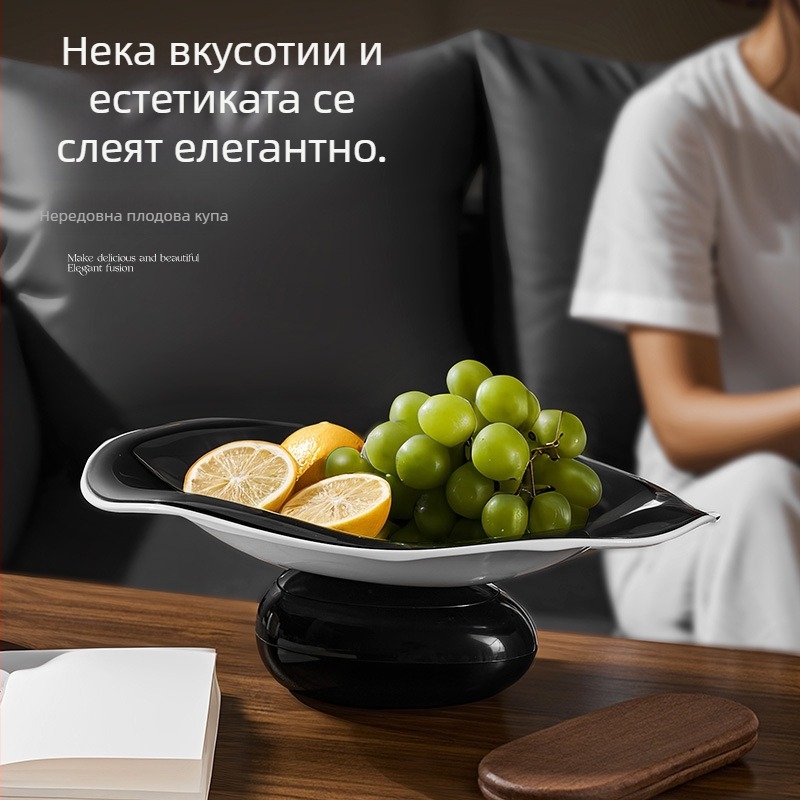 Плодова чиния от пластмаса, марка Small Nose, първокласно качество, прост стил