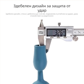 Комплект предпазители за дръжки на врати – силикон, удароустойчив, шумоизолиращ, модел F2451, модерен минималистичен стил