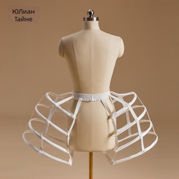 Lolita подплата за пола с Rococo барокови птичи клетки обручи, три стоманени пръстена, двойнослойна прежда, Yu Lian Tianzi, за възрастни, пролет 2024