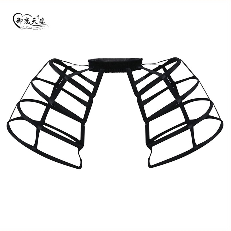 Lolita подплата за пола с Rococo барокови птичи клетки обручи, три стоманени пръстена, двойнослойна прежда, Yu Lian Tianzi, за възрастни, пролет 2024