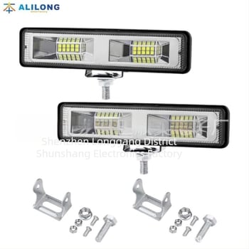 Работна светлина за автомобили и мотоциклети, 16 LED, 48W, 12-60V, 1000lm, 6500K