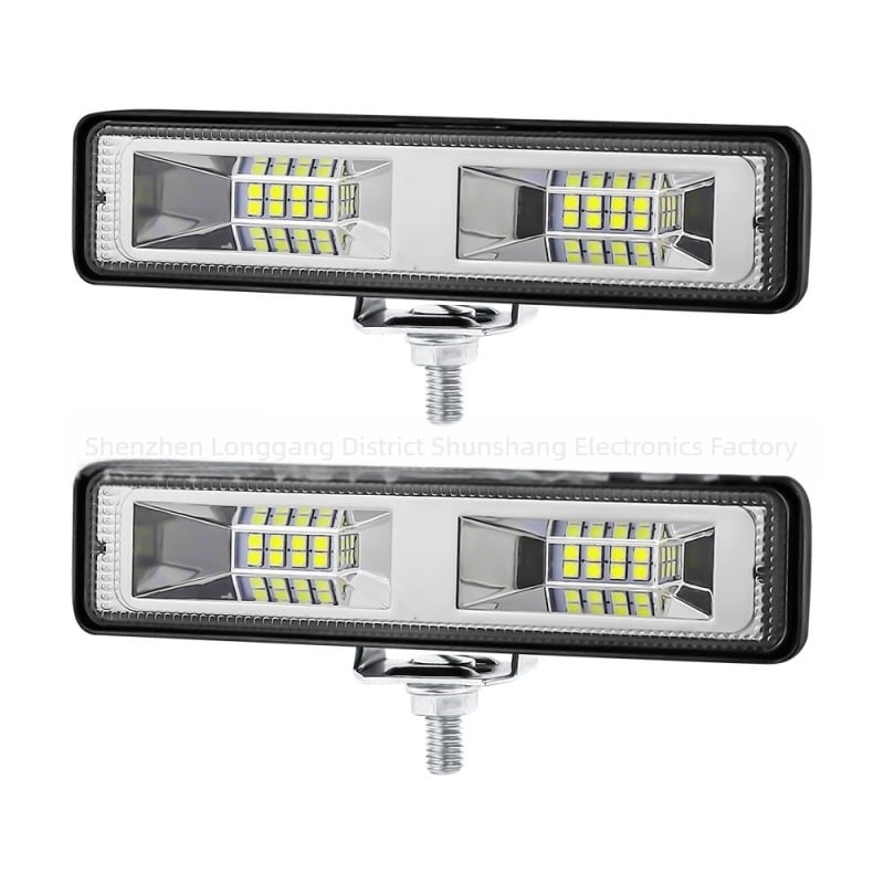 Работна светлина за автомобили и мотоциклети, 16 LED, 48W, 12-60V, 1000lm, 6500K