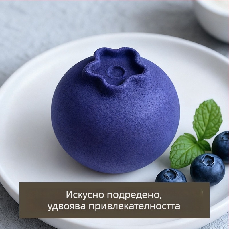 Lin Li силиконова форма за торта за ягодов мус – неравна форма, хранителен силикон, не се деформира лесно