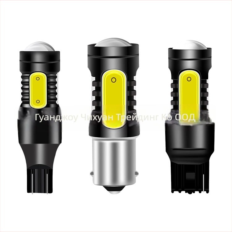 COB LED светлина за автомобилен мигач 1156 7440 3157 PY21W