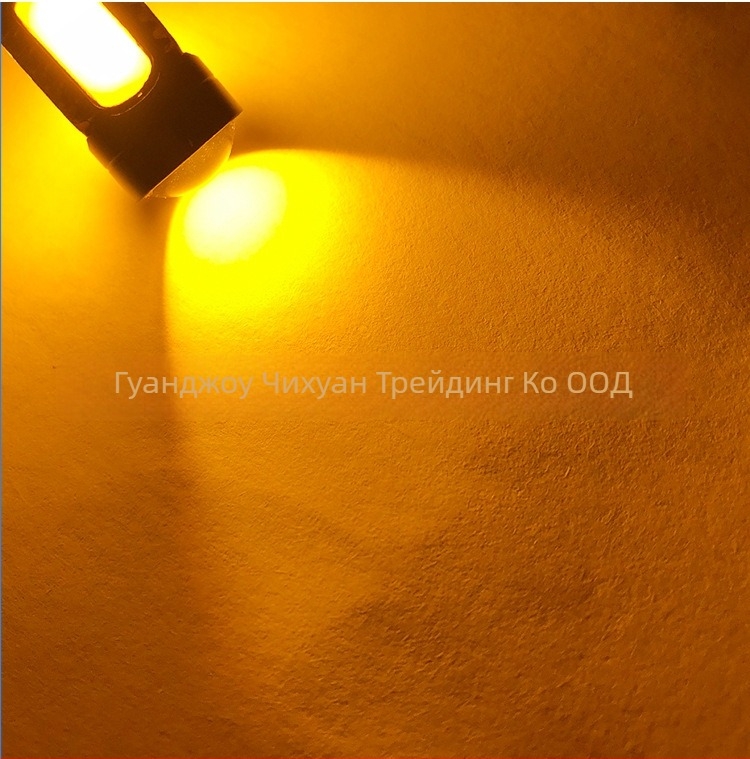 COB LED светлина за автомобилен мигач 1156 7440 3157 PY21W