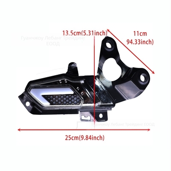 Мотоциклетна лампа за сигнализация Yamaha XMAX300, APP управление, дневна светлина, 12V, LED водач, модел RBN-104