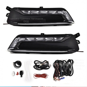 LED DRL мъгла фар за Chevrolet Impala 2014–2019, ABS корпус, 12V, 6000 lm, 1W LED
