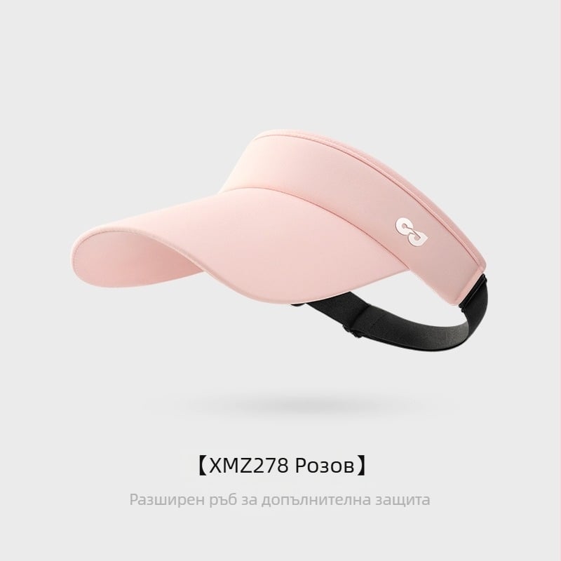 Спортна слънчева шапка за открито с UV защита, нейлон/спандекс, унисекс, персонализируемо лого, подходяща за бягане, колоездене и тенис