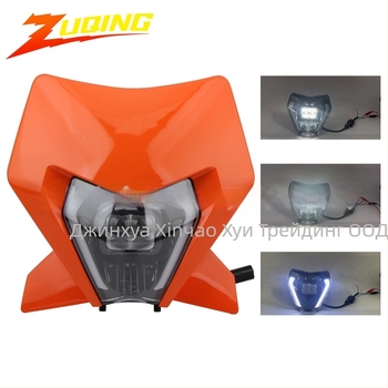 Фар за офроуд мотоциклет KTM EXC/XC 2024 с LED, ABS+LED корпус, 6000 lm, 12 V, 35 W