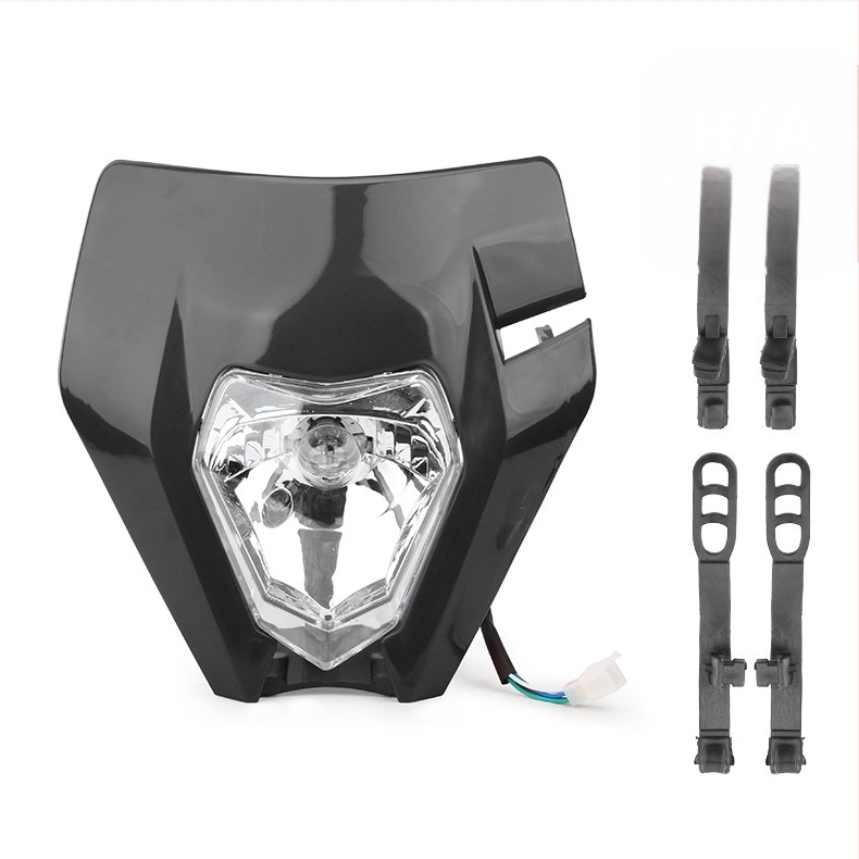 Фар за офроуд мотоциклет с Ghost Mask капак, 35W, 12V, 30000 lm, 50000 ч живот.