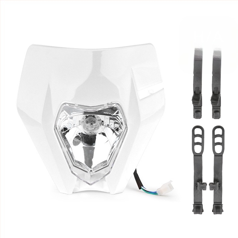Фар за офроуд мотоциклет с Ghost Mask капак, 35W, 12V, 30000 lm, 50000 ч живот.