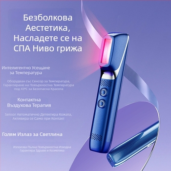 LED устройство за лице с фотонна терапия за подмладяване и изсветляване на кожата, намаляване на белези от акне — преносимо, CE/ROHS, 111-240V, модел M-618
