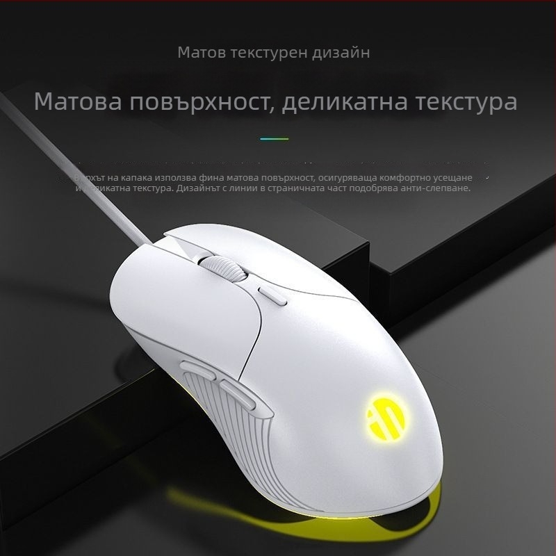 Оптичен жичен USB мишка, 2 бутона