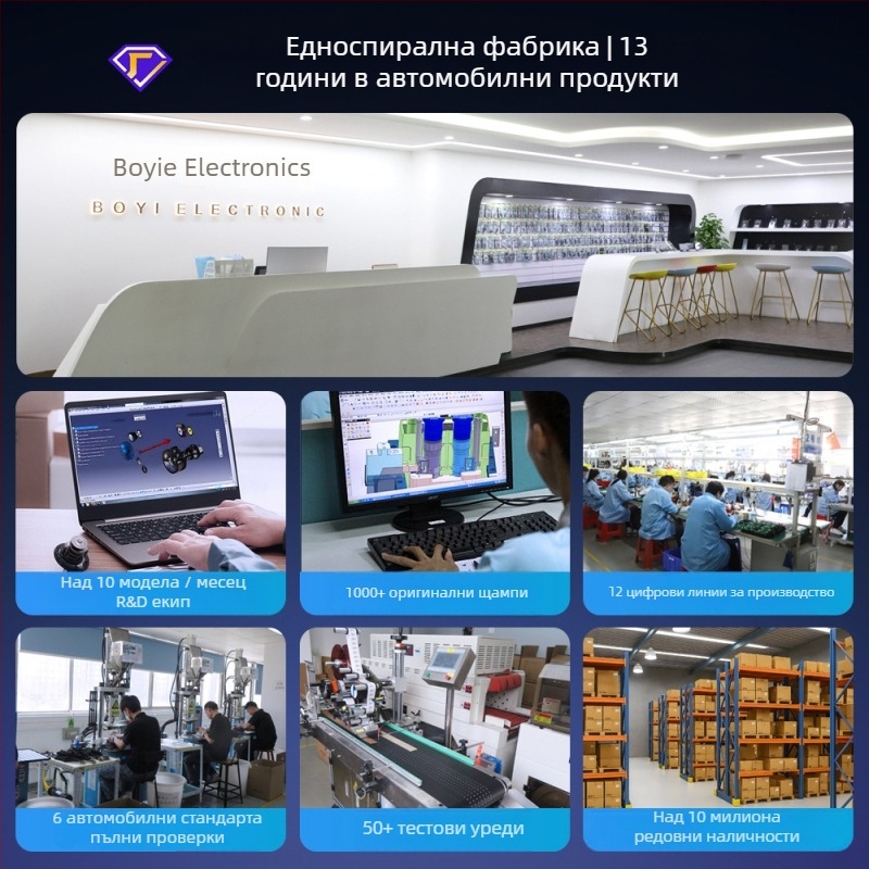 BY960H Android CarPlay кутия — безжичен CarPlay адаптер, алуминиева сплавна обвивка + закалено стъкло 6H, преобразувател от кабелно към безжично CarPlay