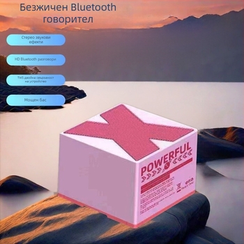 Bluetooth X3 преносим мини говорител за открито – BT 5.0, вградена батерия 300–500 mAh, мощност 5 W, обхват 10 m, SNR ≥70 dB