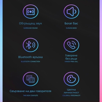 Bluetooth X3 преносим мини говорител за открито – BT 5.0, вградена батерия 300–500 mAh, мощност 5 W, обхват 10 m, SNR ≥70 dB