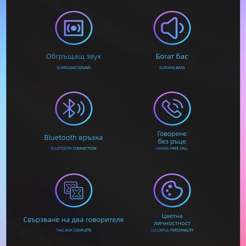 Bluetooth X3 преносим мини говорител за открито – BT 5.0, вградена батерия 300–500 mAh, мощност 5 W, обхват 10 m, SNR ≥70 dB