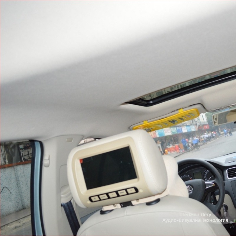 Автомобилен LCD монитор за облегалка DL-HM715, TFT-LCD, 800x480, CVBS вход, универсална съвместимост