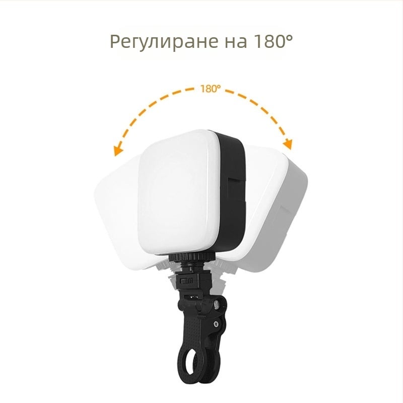 Мини запълваща светлина с вградена батерия — RGB подсветка, регулируема температура 2500K–9900K, модел M-88, преносимо джобно осветление за фотография