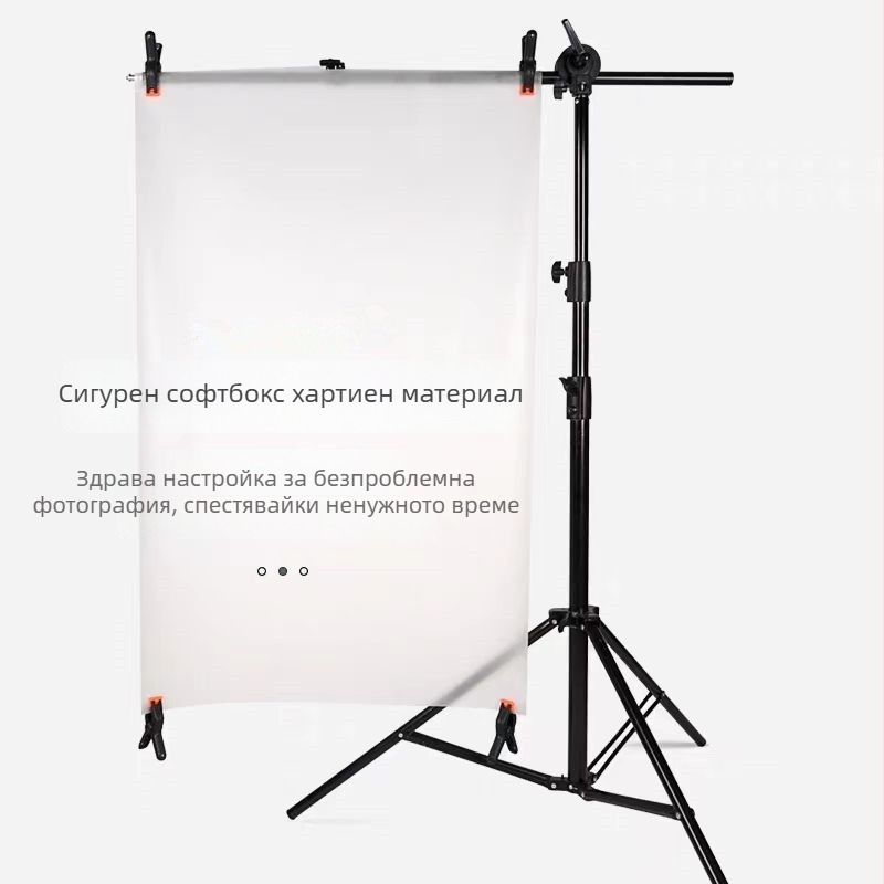 Фотографски клип за студийни фонове – PVC, универсален за фонове и дифузионна хартия, комплект от 4 бр., тегло 0,2 кг