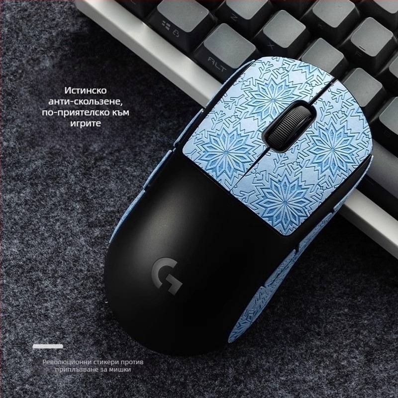 GPW мишка противохлъзгаща лепенка, пълно покритие със снежен модел, износоустойчива, абсорбира потта, ултра-тънка