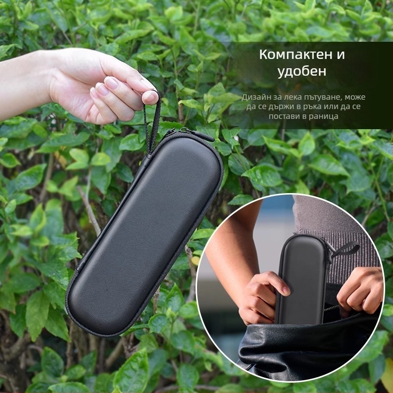 Shadow Craftsman DJI Pocket 3/2 Съхранителна чанта – PU външна повърхност, подплата от мек пух, капацитет: Pocket камера + предпазен калъф, съвместима с DJI Pocket 3/2, тегло 192 г