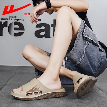 Мъжки чехли за открито от EVA — антихлъзгаща EVA подметка, EVA горна част, инжекционно формована подметка, лесно обуване