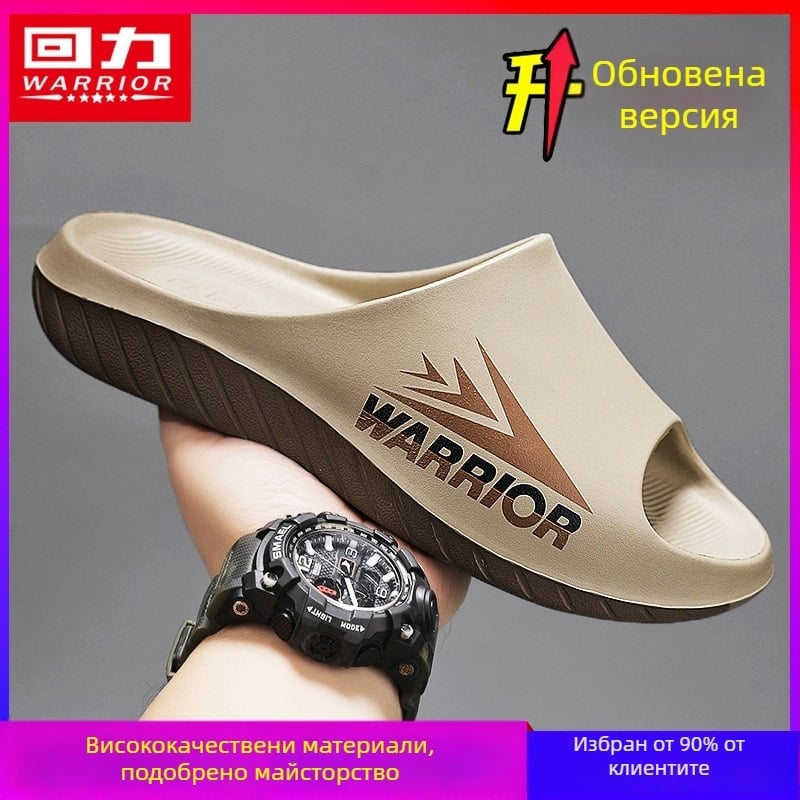 Мъжки чехли за открито от EVA — антихлъзгаща EVA подметка, EVA горна част, инжекционно формована подметка, лесно обуване