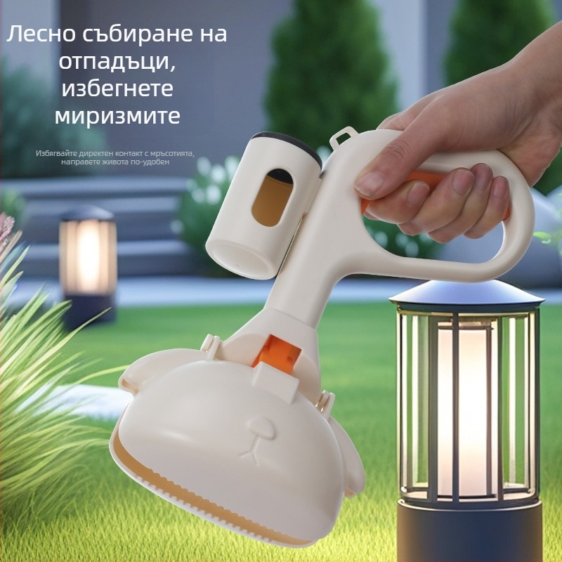 Събирач на изпражнения за домашни любимци – преносим пластмасов инструмент за почистване, 40 бр в кутия