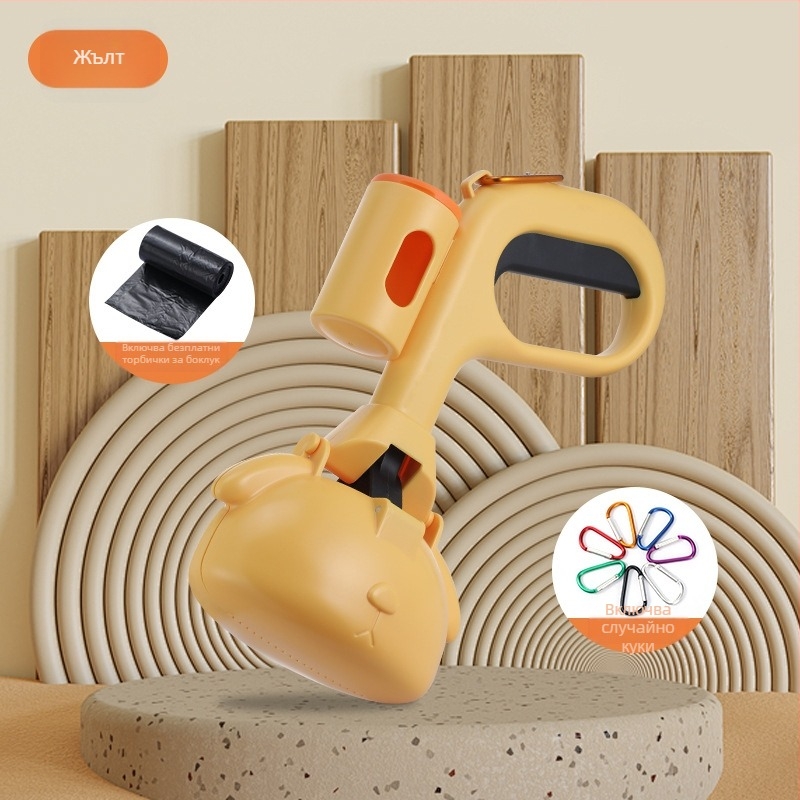 Събирач на изпражнения за домашни любимци – преносим пластмасов инструмент за почистване, 40 бр в кутия