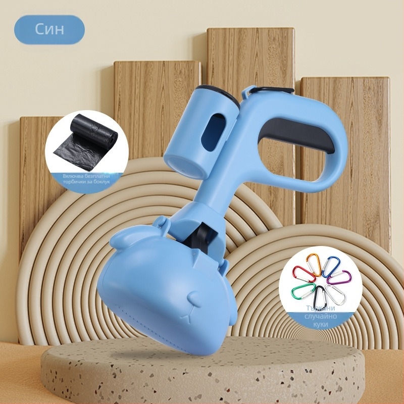 Събирач на изпражнения за домашни любимци – преносим пластмасов инструмент за почистване, 40 бр в кутия