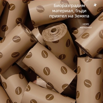 Портативен инструмент за събиране на изпражнения при разходки с кучета, подсилен дизайн в стил кафе-капсула, торба за котешки отпадъци и събирач за изпражнения
