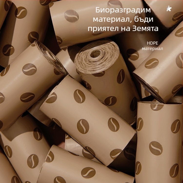 Портативен инструмент за събиране на изпражнения при разходки с кучета, подсилен дизайн в стил кафе-капсула, торба за котешки отпадъци и събирач за изпражнения