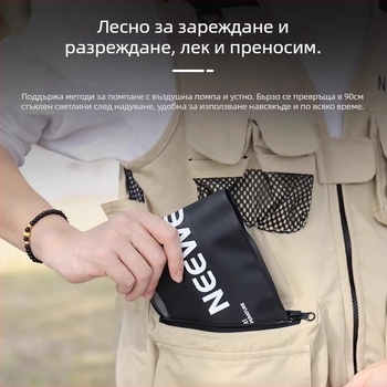 Портативна светлина за fotografiya (E27, 21W, 6500K, регулируема яркост, вградена батерия)