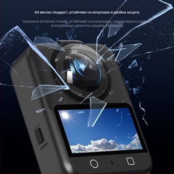 Защитна стъклена капачка за DJI Osmo 360 панорамна камера – антизапотяване на обектива, капак против прах, OEM марка, авторизирана частна марка