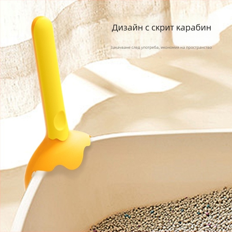 Котешка лопатка за пясък с фини дупки, универсална за котки и кучета, материал PP, опаковка от 100 бр., произход Дънгуан