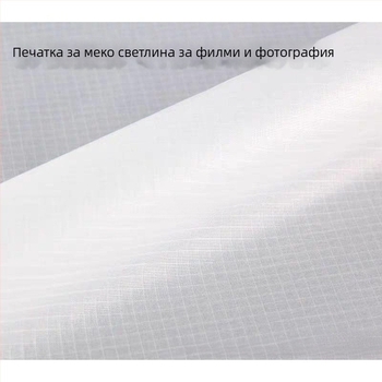 Полиестерен бял фон за фотография – прозрачен платнен заден фон с мотив пеперуди за студио