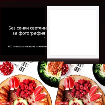Лампа за фотография без сенки за продуктова фотография – LED, димируема, регулируема яркост, модел Zc-Mb180ss