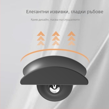Държач за слушалки, D3 пластмасов модел, универсална съвместимост, стенен монтаж, 74g, персонализируем