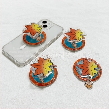 Държач за мобилен телефон — магнитен, щипков монтаж, универсална съвместимост, преносим изтеглящ се дизайн, ABS+TPU.