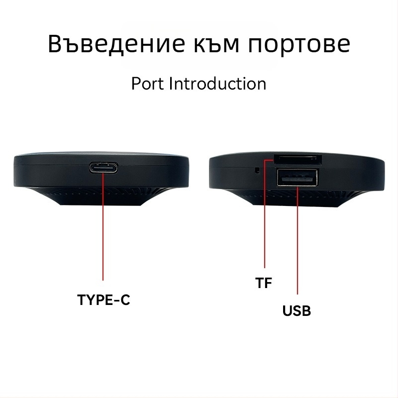 CarPlay безжична кутия A11 с вентилатор, 2 GB RAM, 32 GB ROM, USB интерфейс