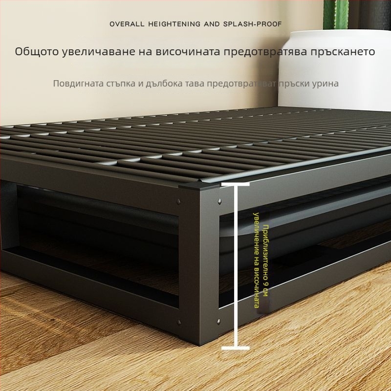 Туалет за кучета – Extra Large, стил с чекмедже, неръждаема стомана, за средни и големи породи
