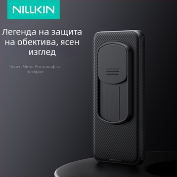Nillkin твърд калъф за Glory Magic 7 Pro – TPU+PC, леща с плъзгащ капак против наблюдение, защита при падане, Mirror Pro