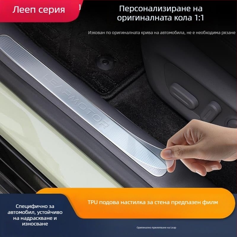 TPU филм за защита на праговете за Zero Run C11/C01/T03, с възможност за персонализация