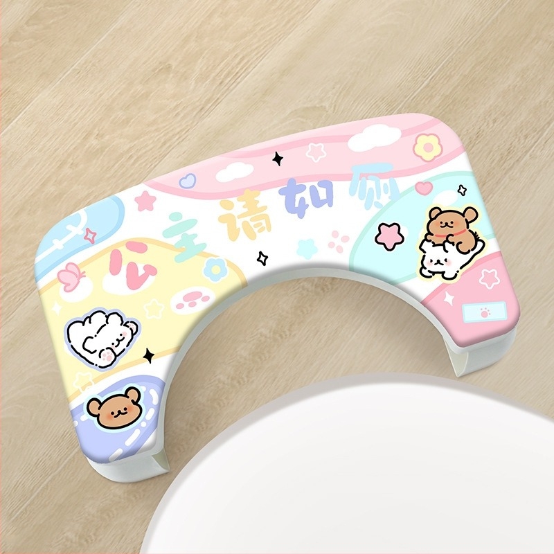 Детска табуретка за тоалетна – PP материал, произход Guangdong, Китай; не се сгъва; код на продукта: Toilet stool-line dog