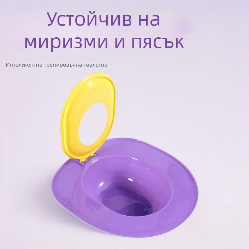 Екстра-голям котешки пясъчник, против миризма и пръски, полузакрита тренировъчна тоалетна за котки